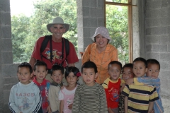 2008 - Playing with village kids